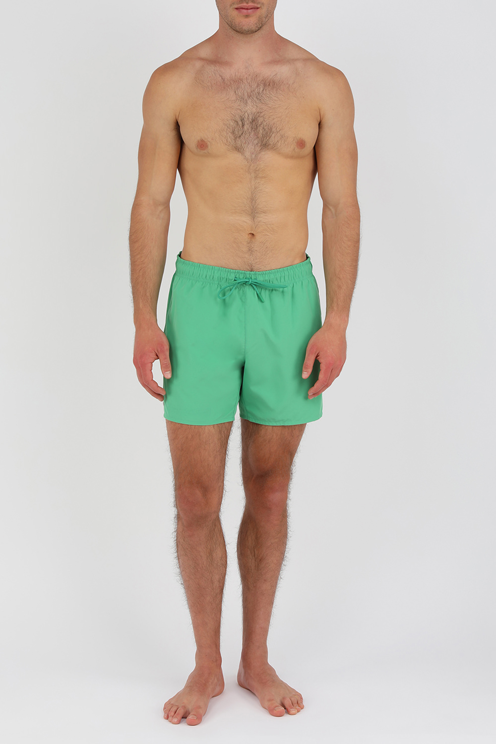 תמונת כל הלוק של מכנסי בגד ים בגוון ירוק זוהר